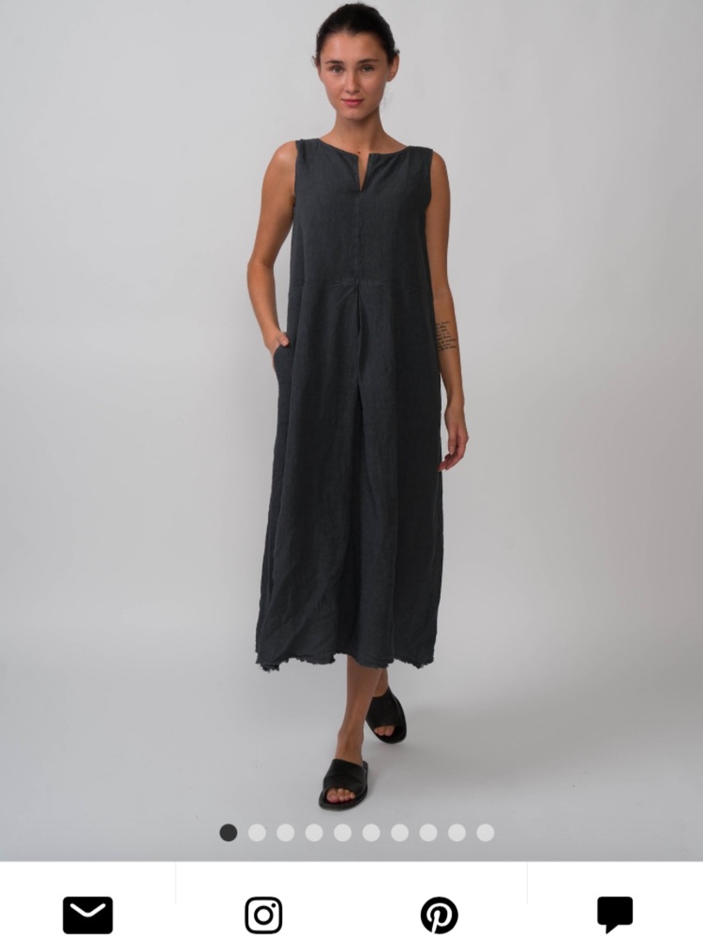 Women’s HANNOH WESSEL NWT DENISE DRESS ZINC 40